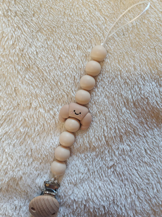 Crossant speenkoord, beige